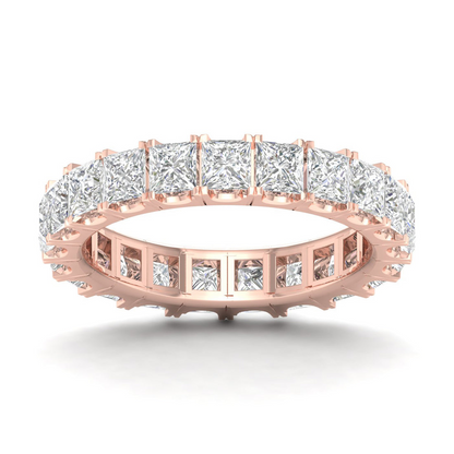 3 CTW Princess Diamond Eternity Lab Grown Diamond Wedding Band