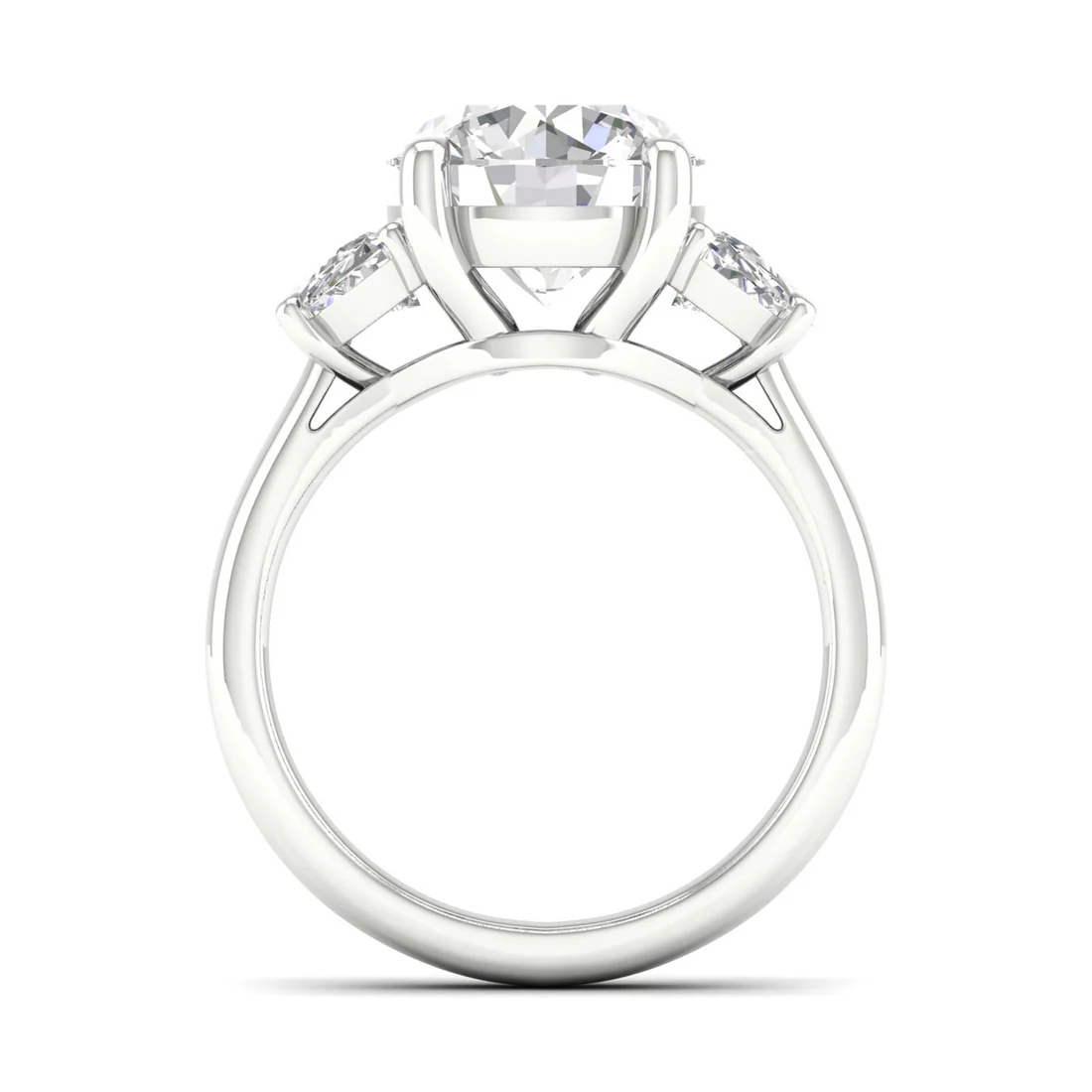 5 CTW Three Stone Lab Grown Diamond Engagement Ring