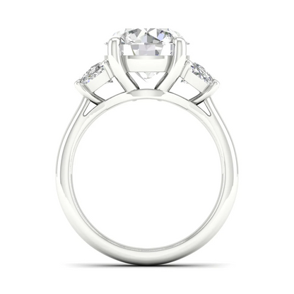 5 CTW Three Stone Lab Grown Diamond Engagement Ring