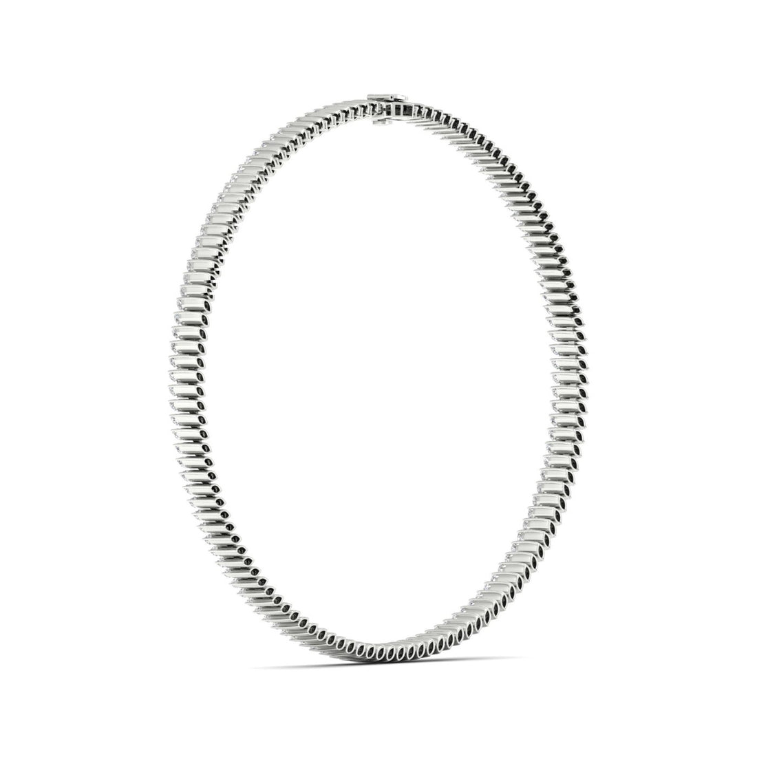 17.37CTW Classic Lab Grown Diamond Marquise Tennis Necklace