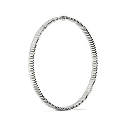 17.37CTW Classic Lab Grown Diamond Marquise Tennis Necklace