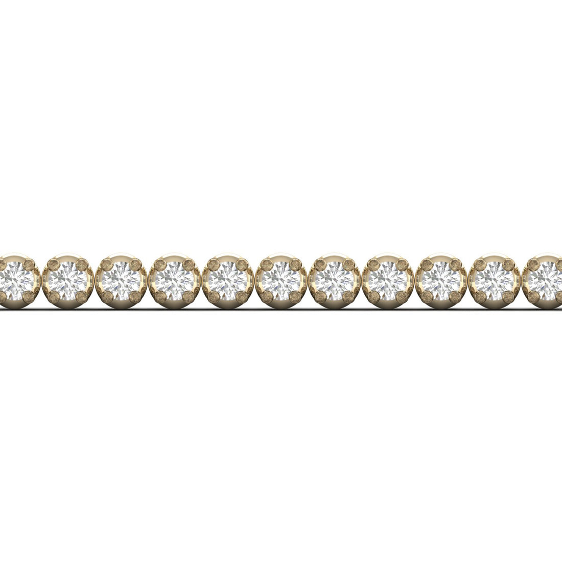 1.00CTW Four Prong Round Lab Grown Diamond Tennis Bracelet