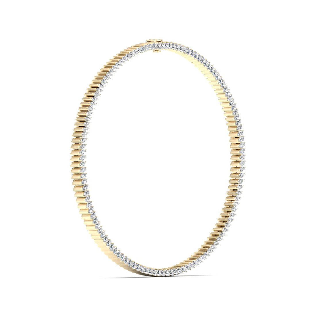 17.37CTW Classic Lab Grown Diamond Marquise Tennis Necklace