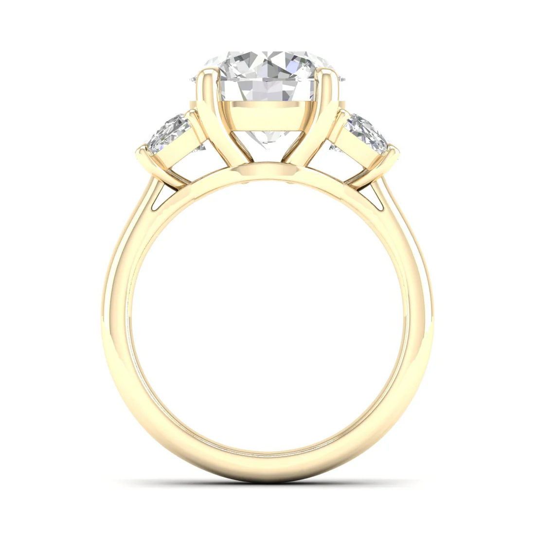 5 CTW Three Stone Lab Grown Diamond Engagement Ring