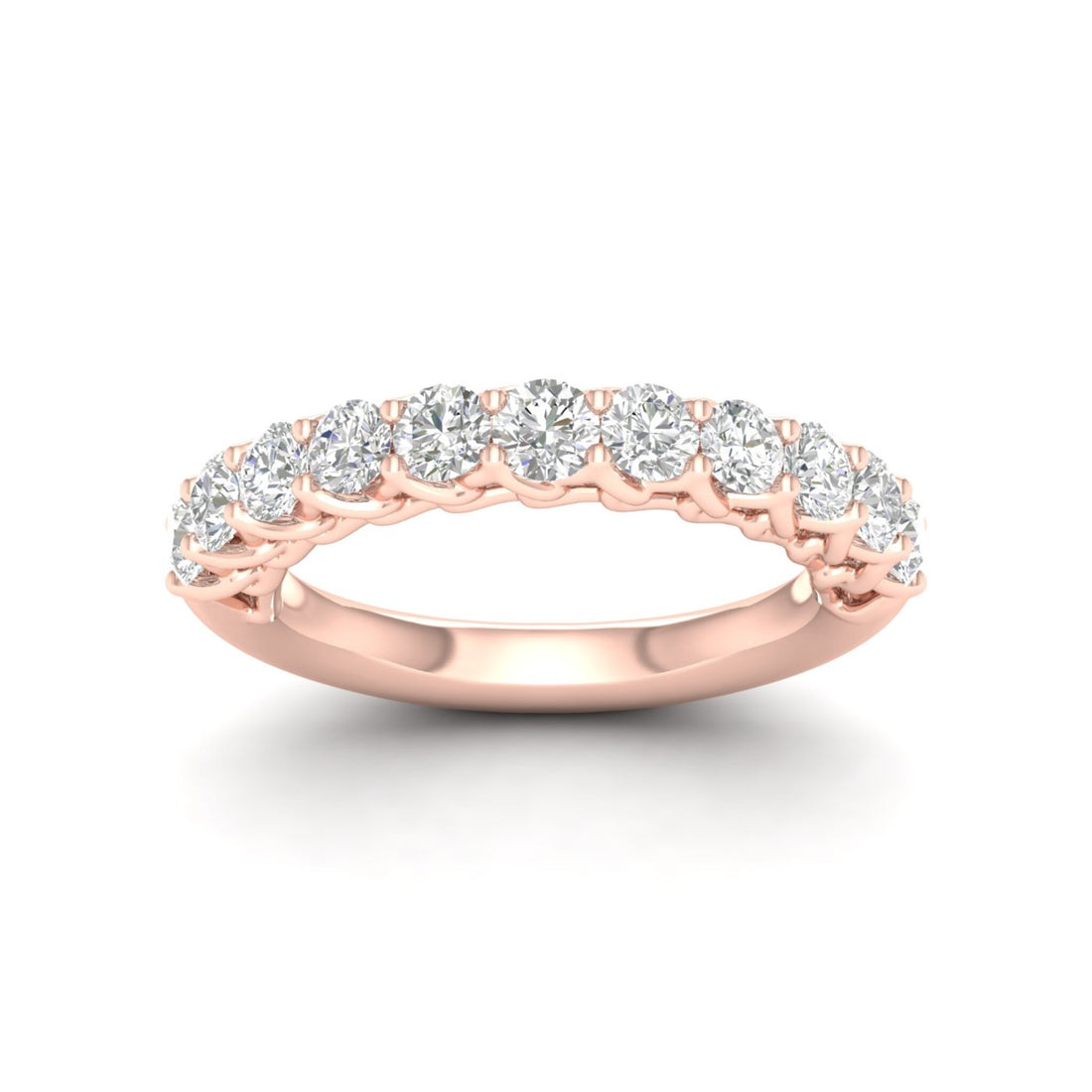 1 CTW Entwine Anniversary Lab Grown Weddign Band