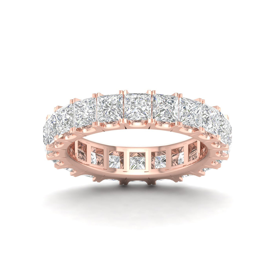 4 CTW Princess Eternity Lab Grown Diamond Wedding Band
