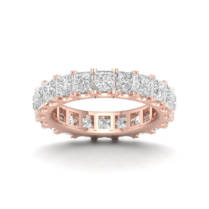 4 CTW Princess Eternity Lab Grown Diamond Wedding Band