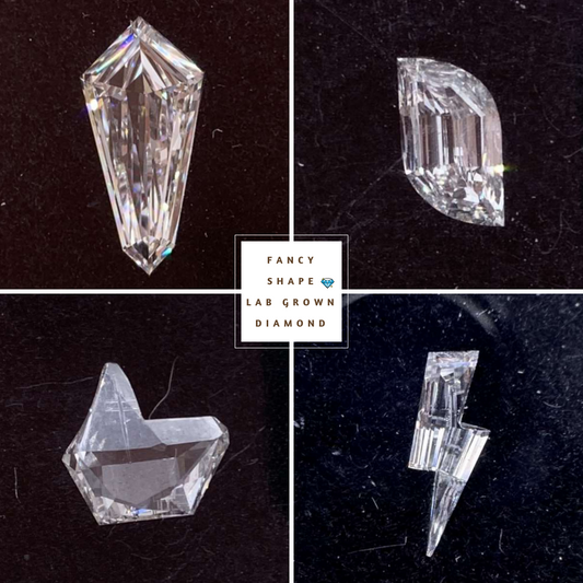 Round Rose Cut Lab Grown Diamond  customdiamjewel   