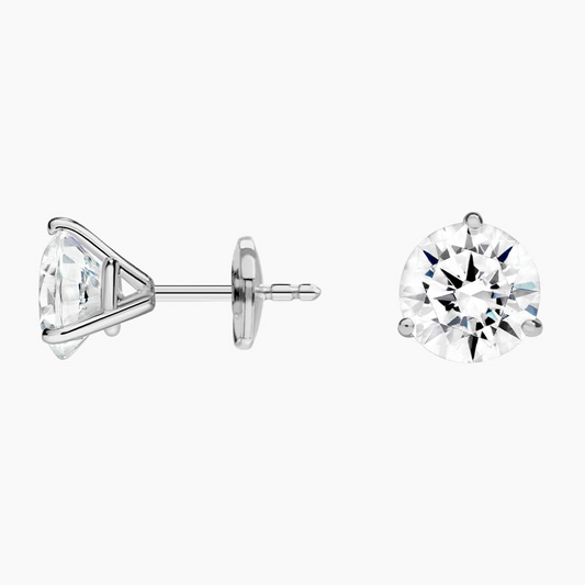 Perfect Martini 3 CTW Lab Grown Diamond Stud Earrings