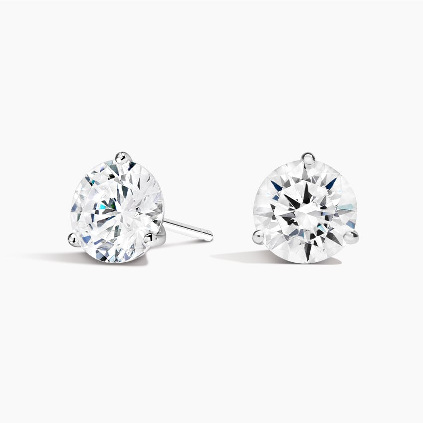 Perfect Martini 3 CTW Lab Grown Diamond Stud Earrings