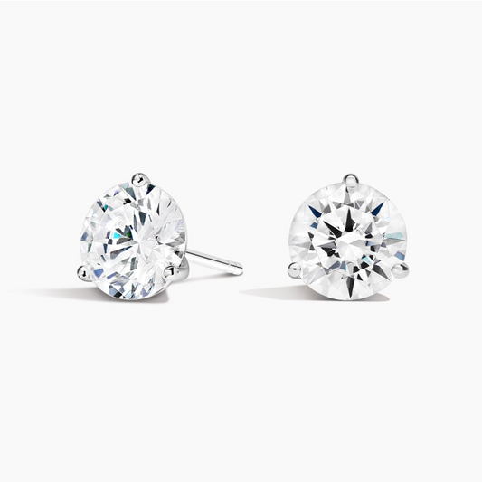 Perfect Martini 3 CTW Lab Grown Diamond Stud Earrings