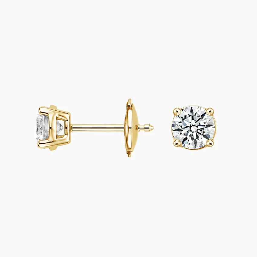1 CTW Lab Grown Diamond Stud Earrings