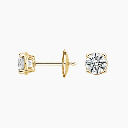 1 CTW Lab Grown Diamond Stud Earrings
