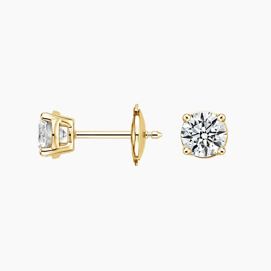 1 CTW Lab Grown Diamond Stud Earrings