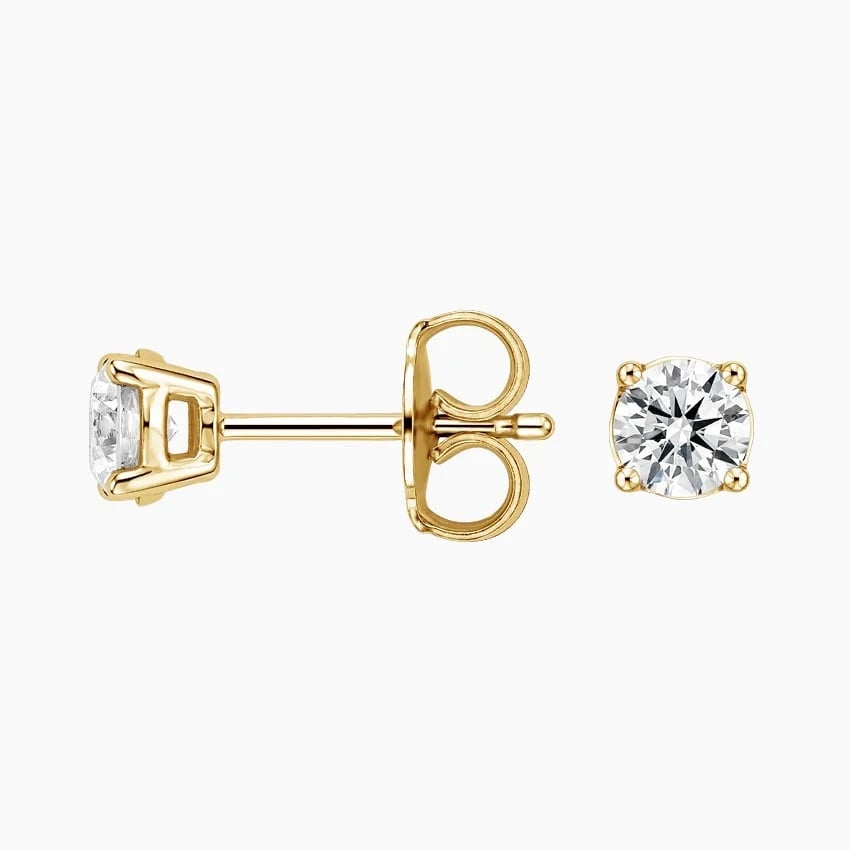 1/2 CTW 4 Prong Diamond Stud Earrings
