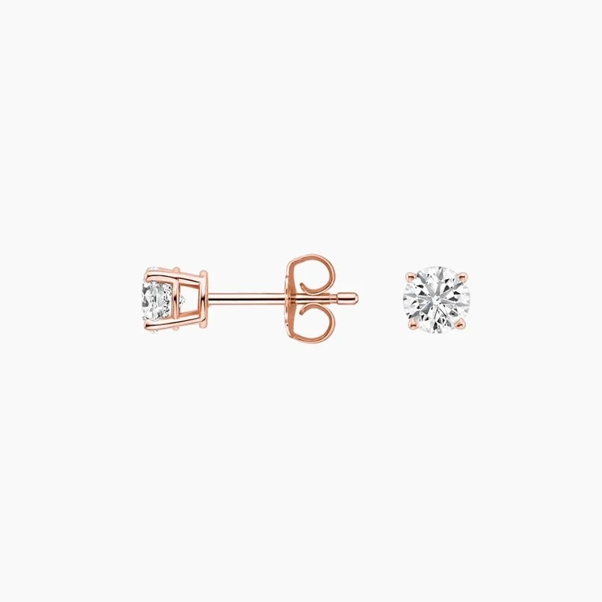 1/4 CTW 4-Prong Diamond Stud Earrings