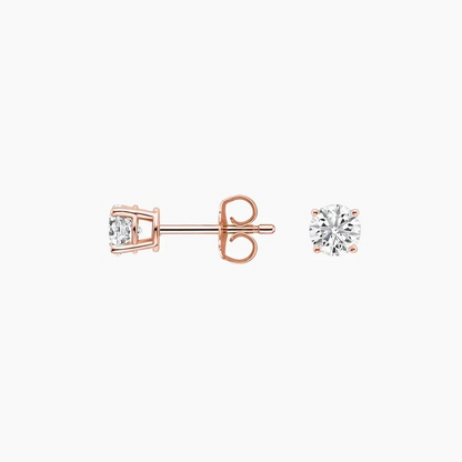 1/4 CTW 4-Prong Diamond Stud Earrings