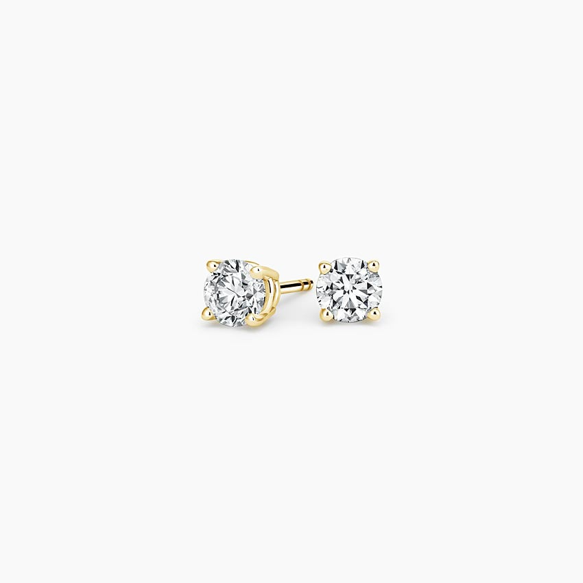 1/4 CTW 4-Prong Diamond Stud Earrings