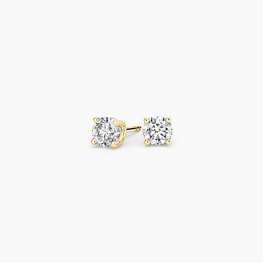 1/4 CTW 4-Prong Diamond Stud Earrings