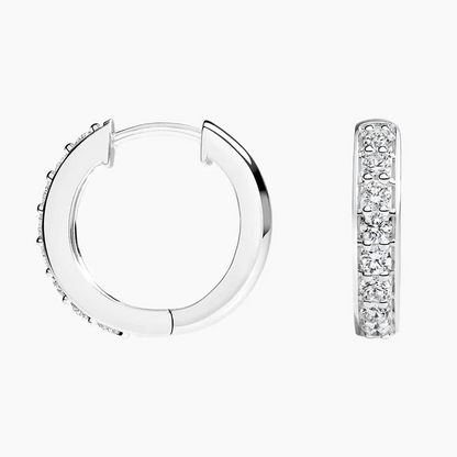 1/2 CTW Lab Grown Diamond Huggie Earrings