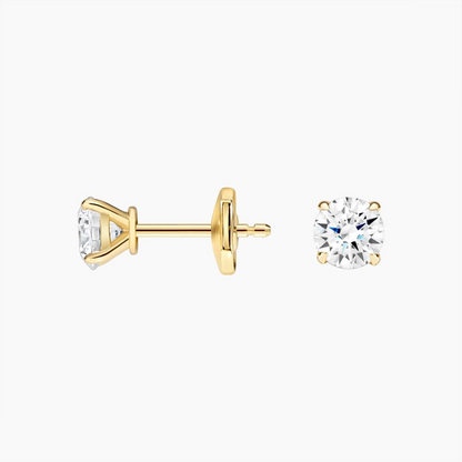 1 CTW Claw Prong Diamond Stud Earrings