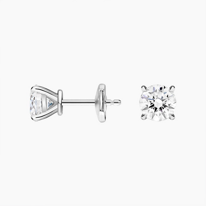 1.50 CTW Claw Prong Lab Grown Diamond Stud Earrings
