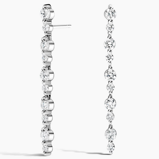 1.25 CTW Lab Grown Diamond Drop Earrings