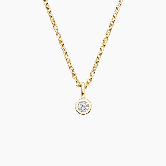 1/10 CTW Lab Grown Diamond Dewdrop Pendant