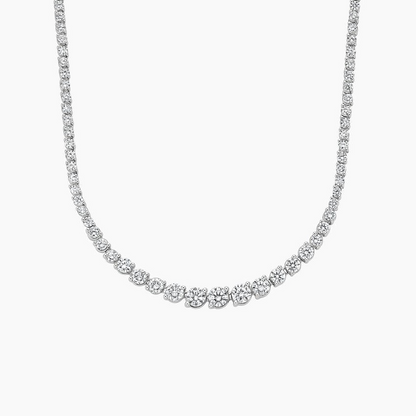 20 CTW Hayworth Lab Grown Diamond Riviere Tennis Necklace