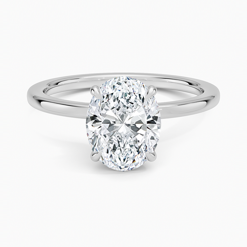 2 CT Solid Yellow Lab Grown Diamond Solitaire Engagement Ring