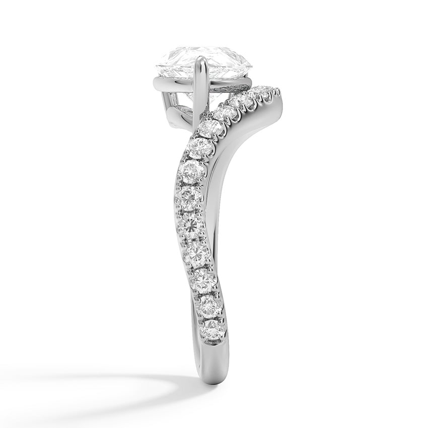 2 CT Lab Grown Diamond 3/4 Eternity Engagement Ring