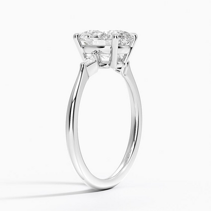 2 CT Lab Grown Diamond 18KT Gold Engagement Ring