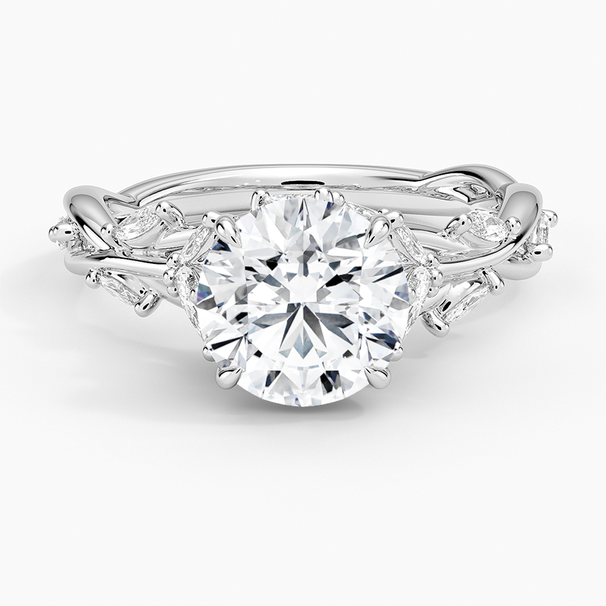 2 CT Lab Grown Diamond 18K Gold Lab Grown Engagement Ring