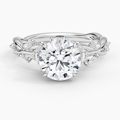 2 CT Lab Grown Diamond 18K Gold Lab Grown Engagement Ring
