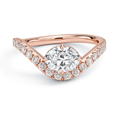 2 CT Lab Grown Diamond 3/4 Eternity Engagement Ring