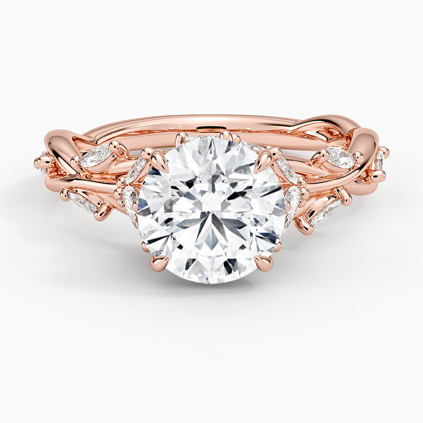 2 CT Lab Grown Diamond 18K Gold Lab Grown Engagement Ring