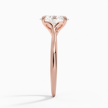 2 CT Lab Grown Diamond  Solitaire Engagement Ring