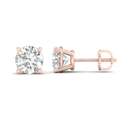 9 CTW Lab Grown Diamond Dainty Stud Earring