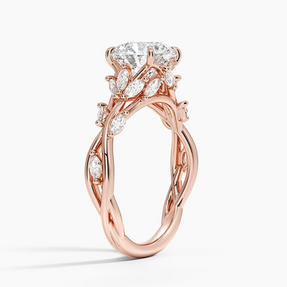 2 CT Lab Grown Diamond 18K Gold Lab Grown Engagement Ring