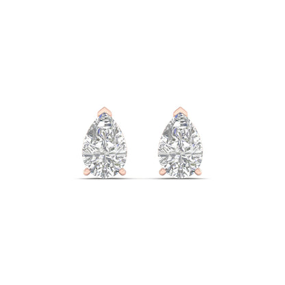 1.50 CTW Lab Grown Diamond Classic Pear Stud Earring