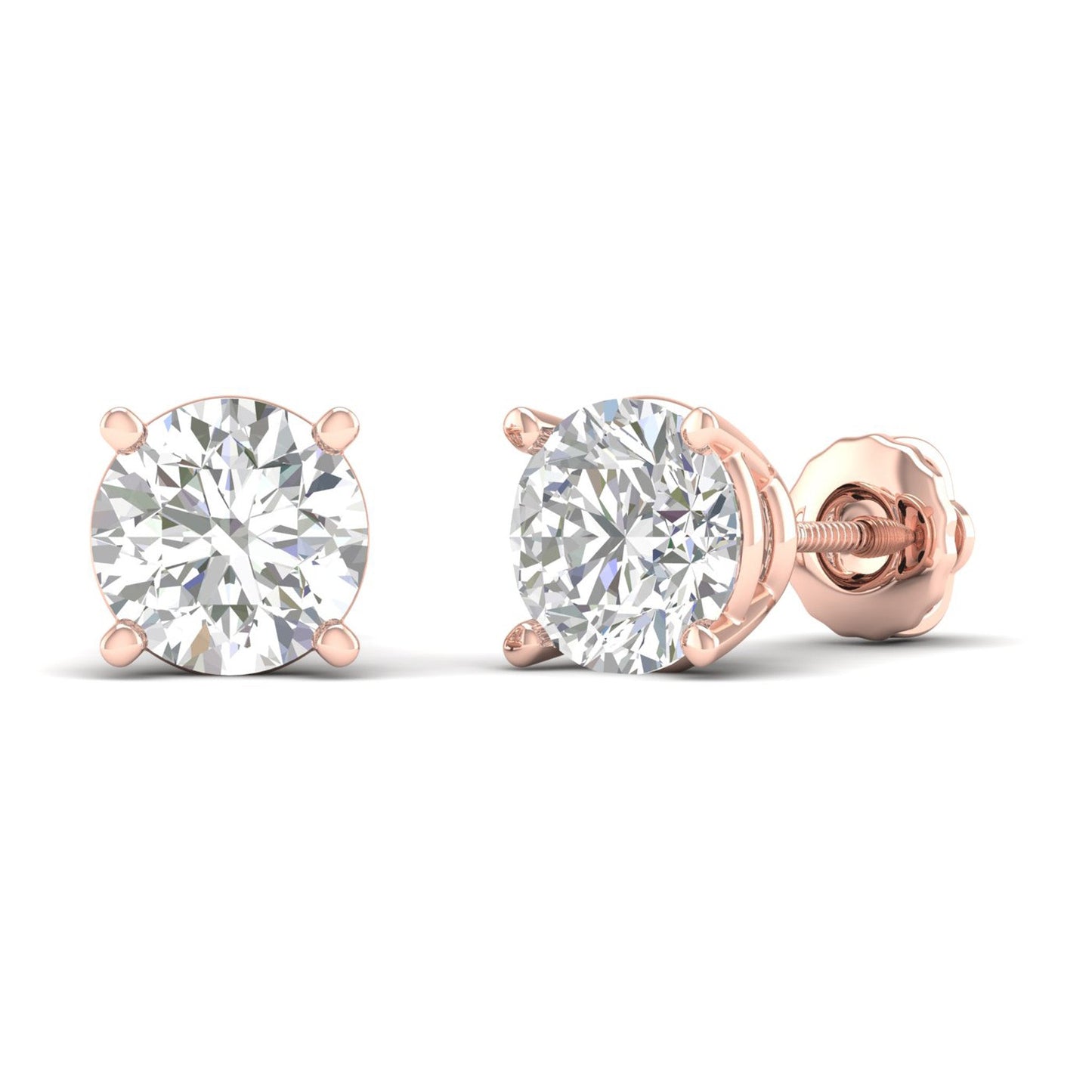 9 CTW Lab Grown Diamond Dainty Stud Earring