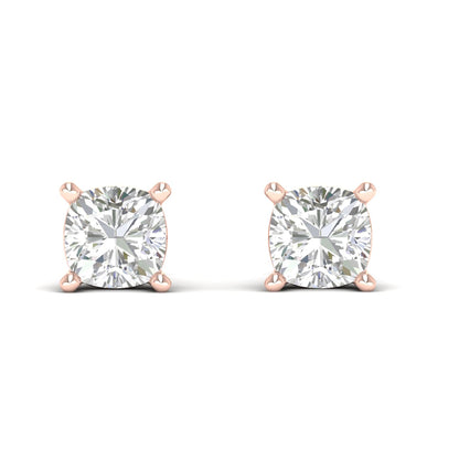 10 CTW Lab Grown Diamond Classic Cushion Stud Earring