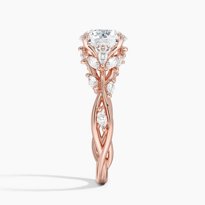 2 CT Lab Grown Diamond 18K Gold Lab Grown Engagement Ring