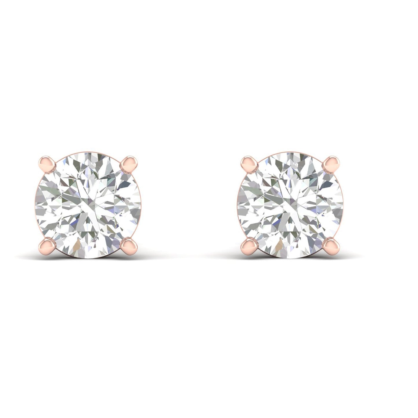 9 CTW Lab Grown Diamond Dainty Stud Earring