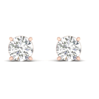 9 CTW Lab Grown Diamond Dainty Stud Earring