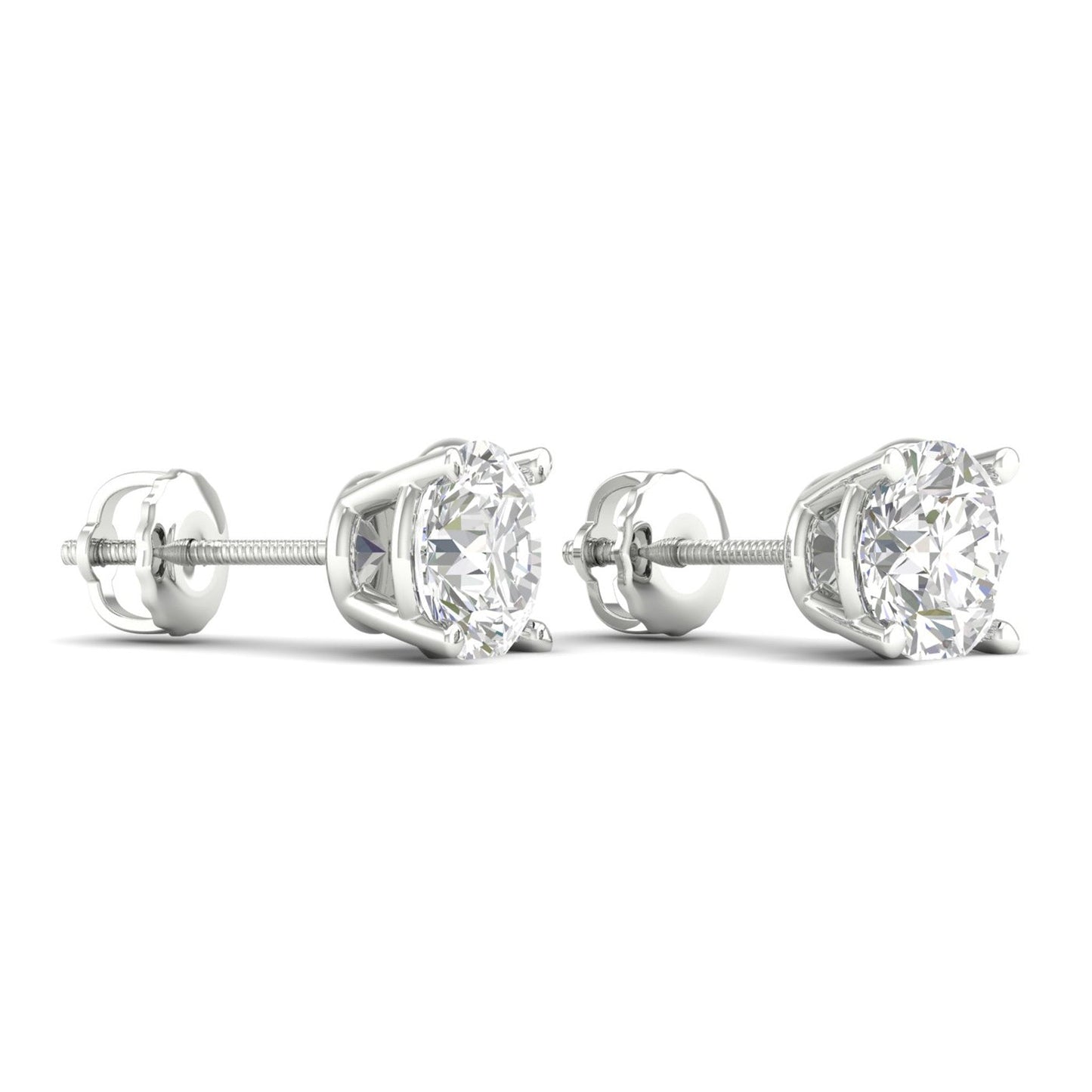 9 CTW Lab Grown Diamond Dainty Stud Earring