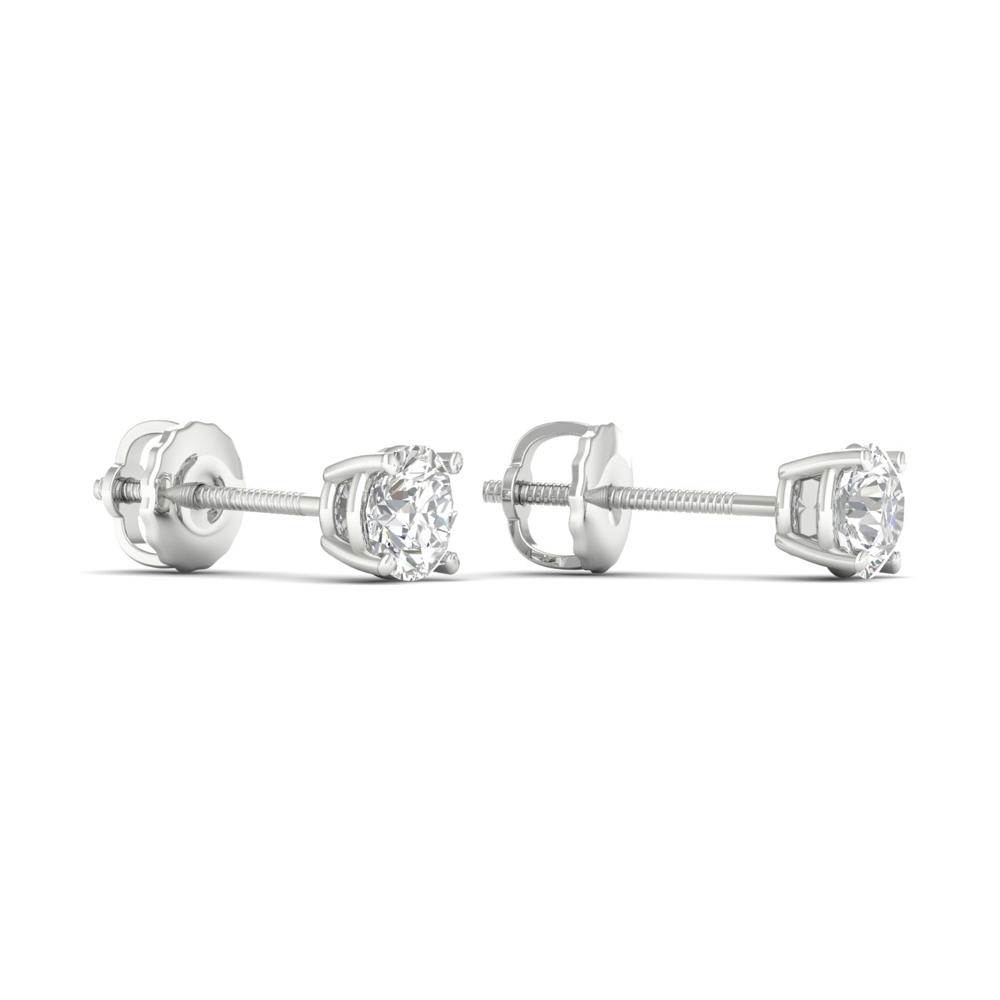 0.50 CTW  Lab Grown Diamond Solitaire Small Stud Earring