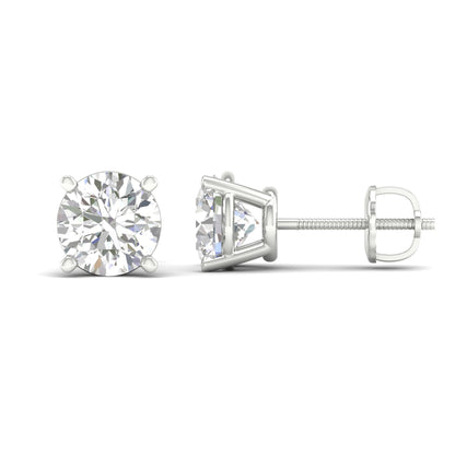 9 CTW Lab Grown Diamond Dainty Stud Earring