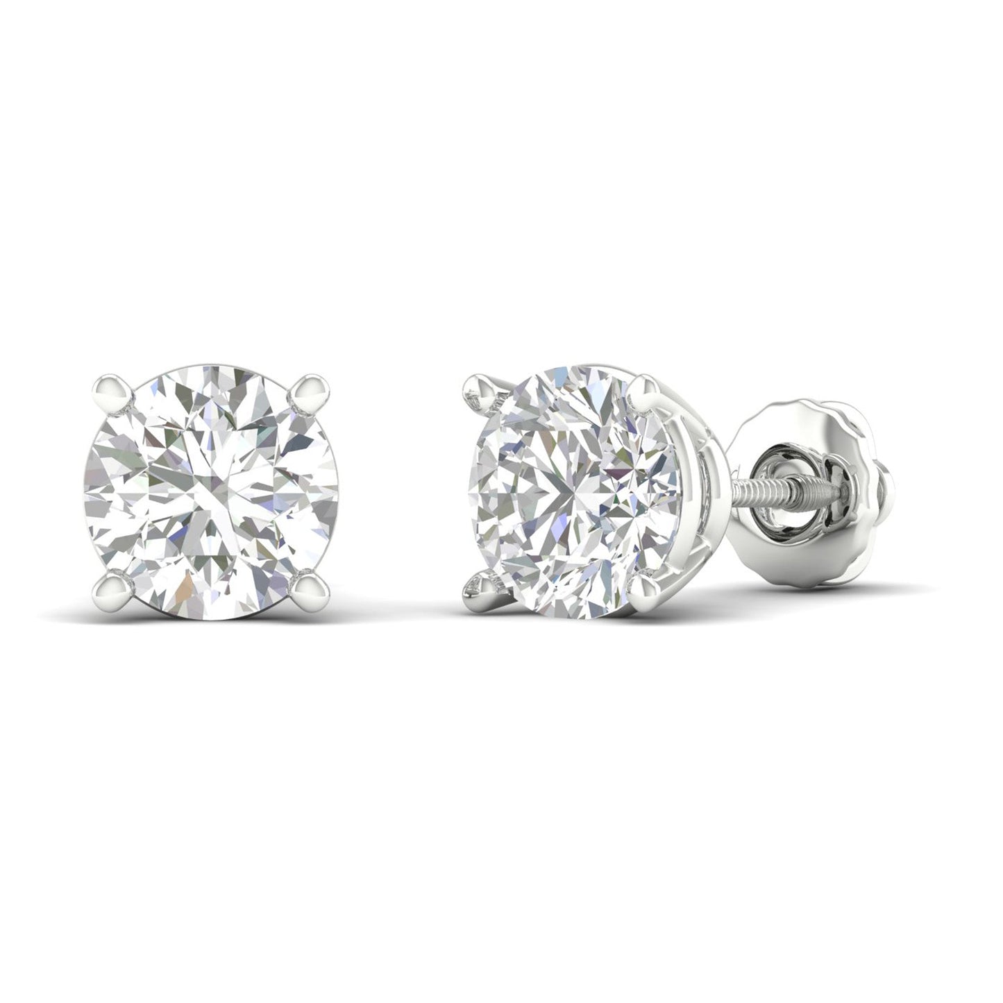 9 CTW Lab Grown Diamond Dainty Stud Earring