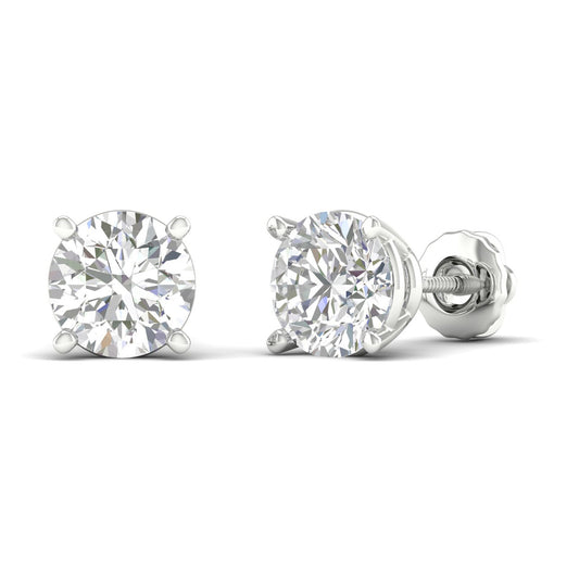 9 CTW Lab Grown Diamond Dainty Stud Earring
